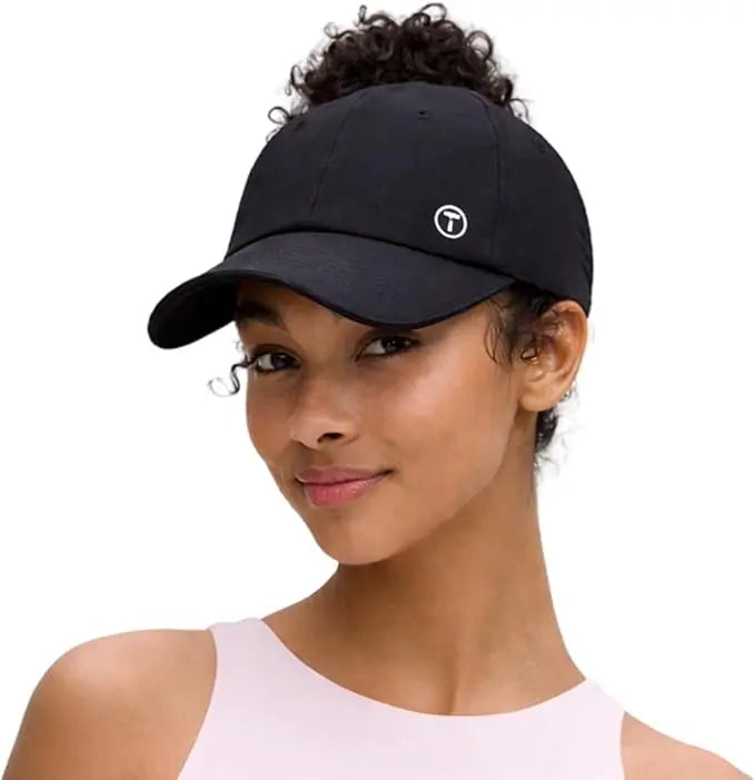 Instant Cooling Baseball Cap with Ponytail Hole UPF 50+ Amazon.com: PivotWing Running Hat Ponytail Hat Womens  main image 2