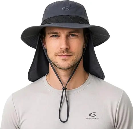 UVCoolix™ Cooling Sun Hat with Neck Flap UPF 50+ - TOP-EX
