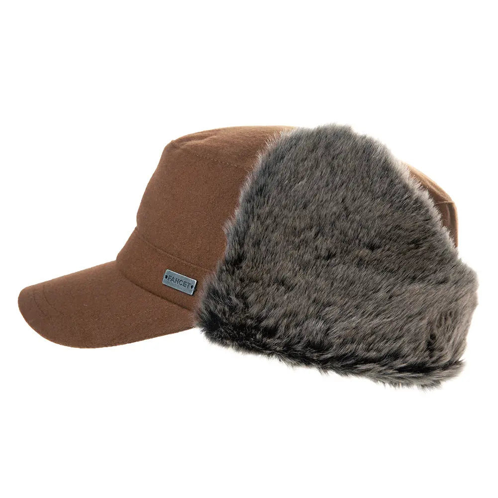 TOP-EX Trapper Hat Earflap Elmer Fudd Military Baseball Cap Winter Warm Unisex TOP-EX