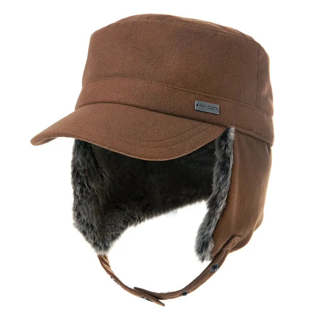 TOP-EX Trapper Hat Earflap Elmer Fudd Military Baseball Cap Winter Warm Unisex TOP-EX