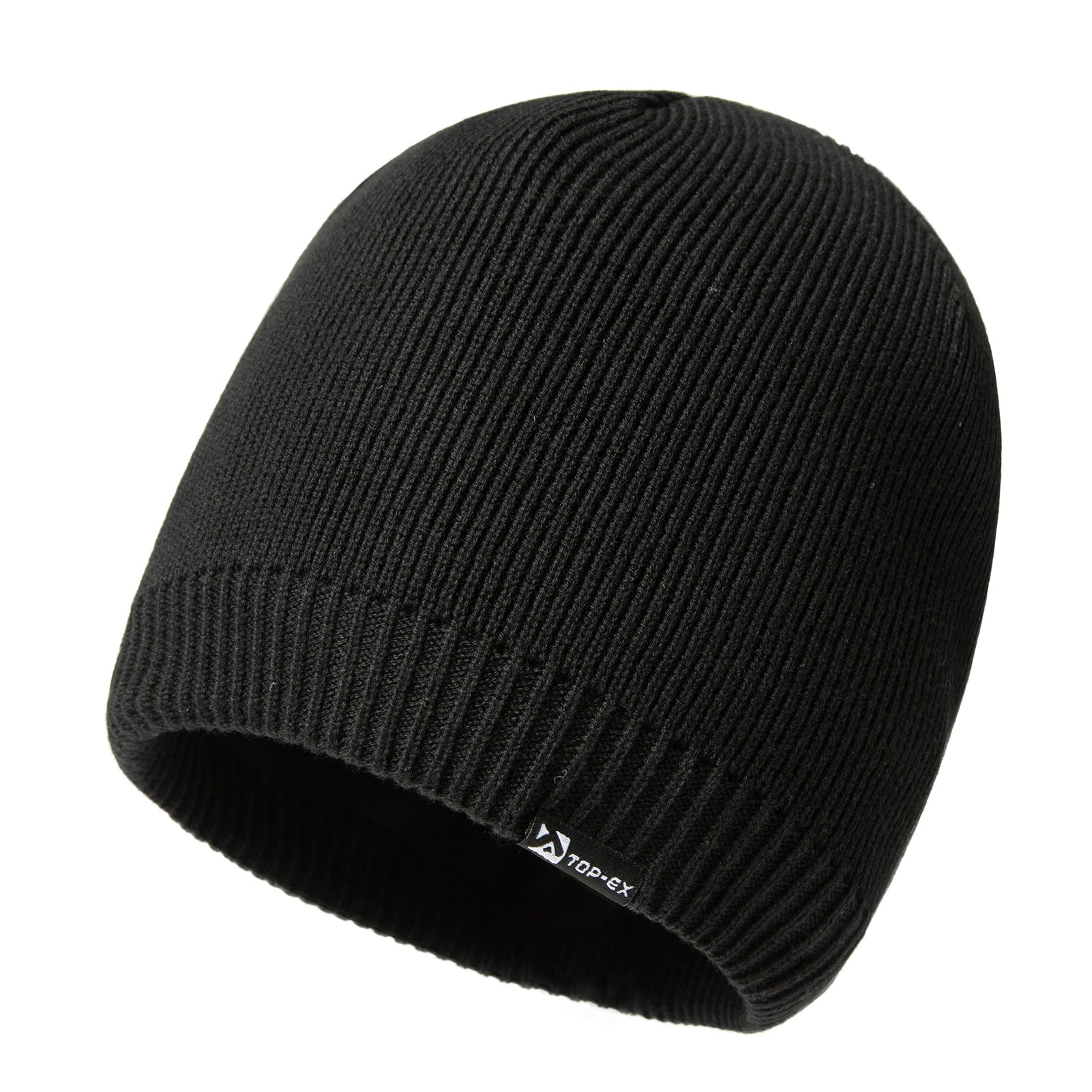 TOP-EX Waterproof Merino Wool Blend Beanie with Fleece Lining for Warmth in All Weather Winter Conditions