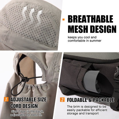 Neck Flap Baseball Cap