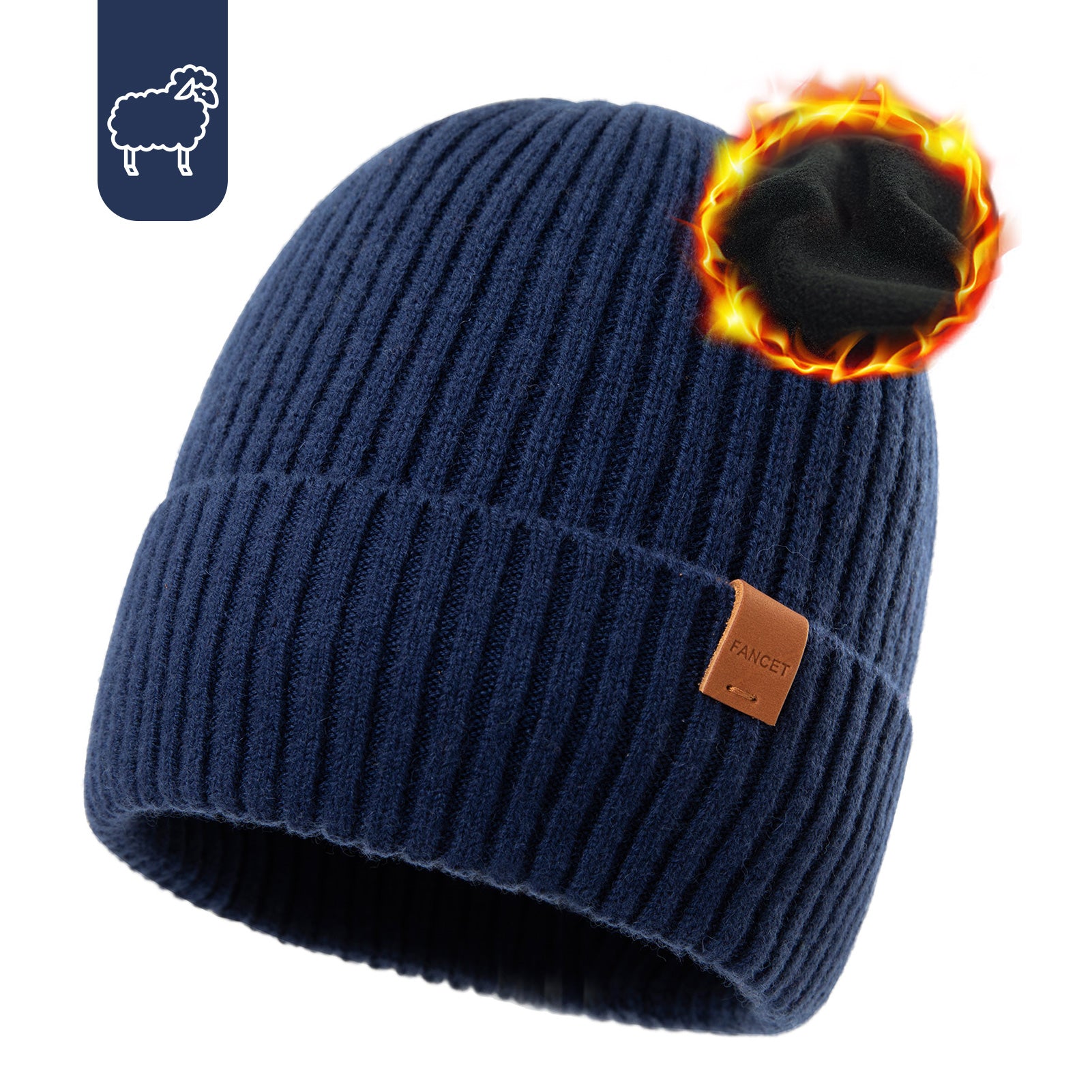 Ethan Merino Fleece Beanie