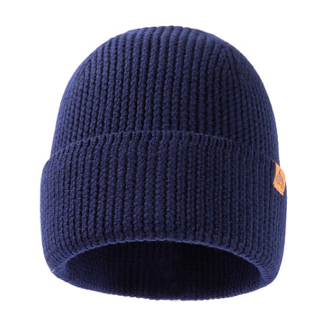 TOP-EX XL/XXL 100% Merino Wool Cuffed Beanie Hat