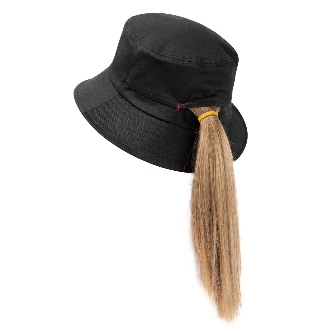 Ponytail Packable Bucket Hats