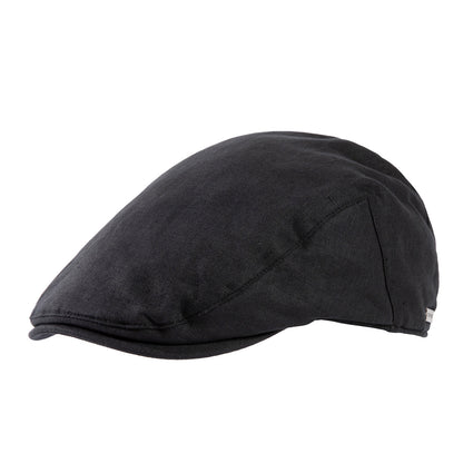 100% Linen Flat Cap with Cotton Lining