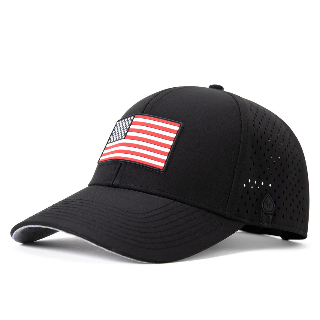 American Flag Golf Cap UVCoolix™ Cooling Snapback