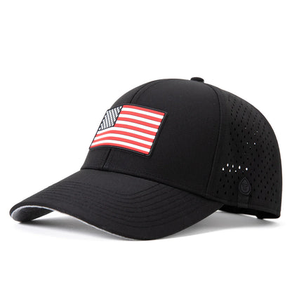 American Flag Golf Cap UVCoolix™ Cooling Snapback