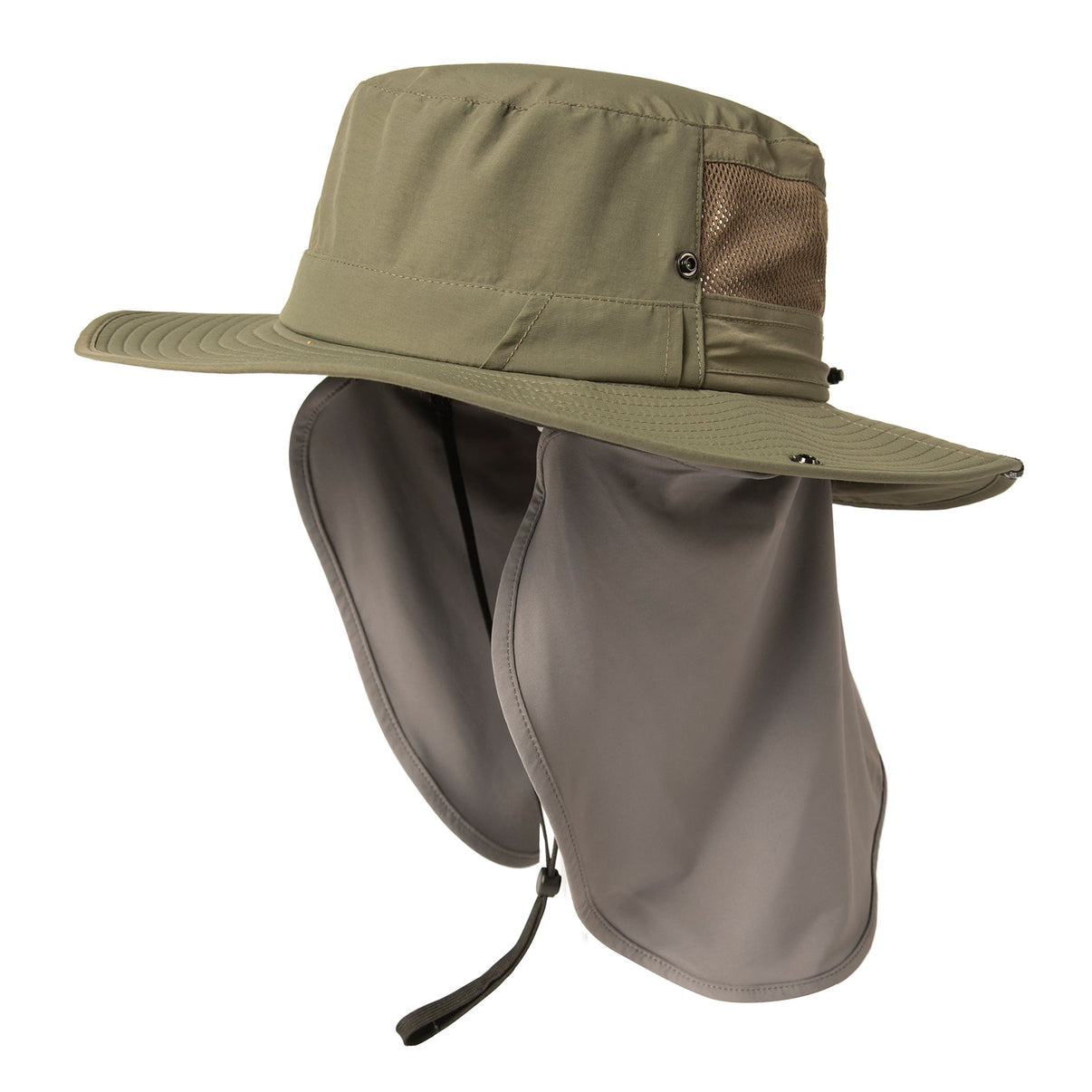 Sun Hat with Cooling Neck Flap Sunglass Lock M/L/XL/XXL TOP-EX