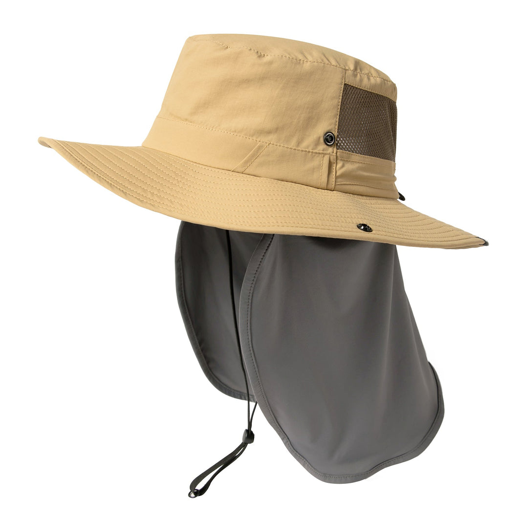 Sun Hat with Cooling Neck Flap Sunglass Lock M/L/XL/XXL TOP-EX