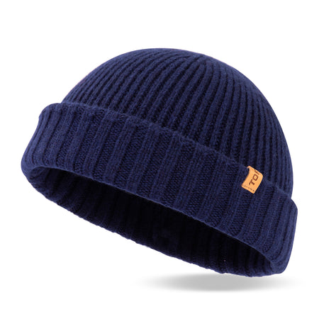 Liam Dockside Merino Wool Beanie – 100% Soft, Warm & Breathable Winter Cap