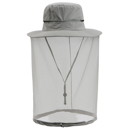 Mosquito Net Sun Hat UPF50+ Waterproof Wide Brim Bug Protection Hat