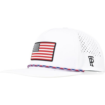Uvcoolix™ Waterproof Golf Snapback Hat for Men Breathable Flat Bill Cap XL XXL