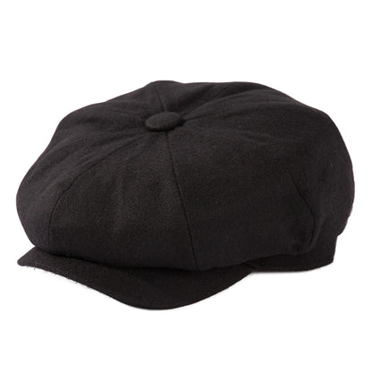 Men’s Wool Tweed Newsboy Cap – Winter Ivy Flat Hat
