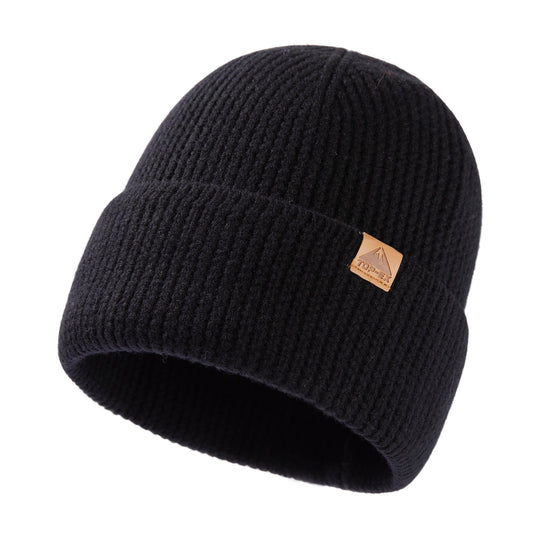 TOP-EX XL/XXL 100% Merino Wool Cuffed Beanie Hat TOP-EX