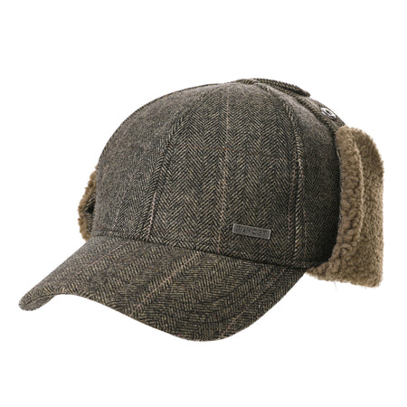 Wool Fleece Earflap Baseball Cap – Warm Winter Hat