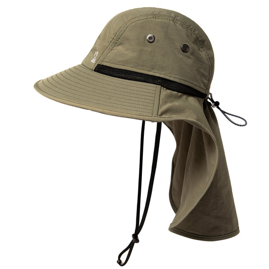 TOP-EX Oversized XL XXL Mens Sun Hat Big Head Neck Flap Shade Waterproof UPF50+ Wide Brim Hat Fishing Safari TOP-EX