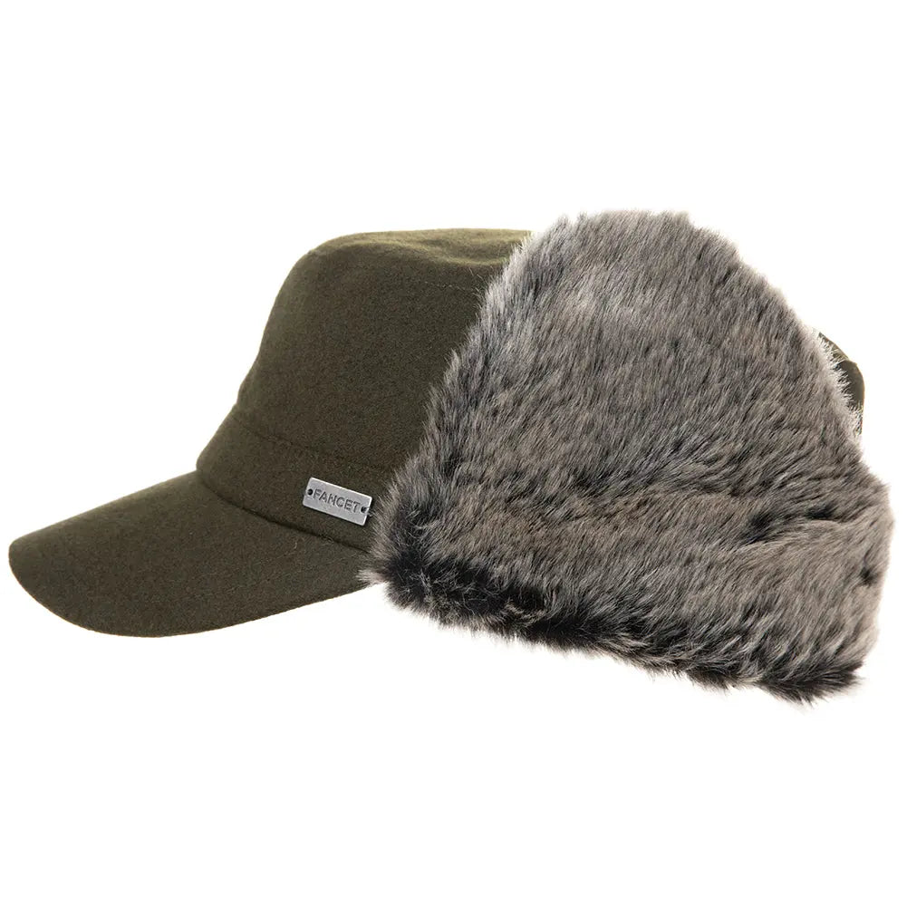 TOP-EX Trapper Hat Earflap Elmer Fudd Military Baseball Cap Winter Warm Unisex TOP-EX