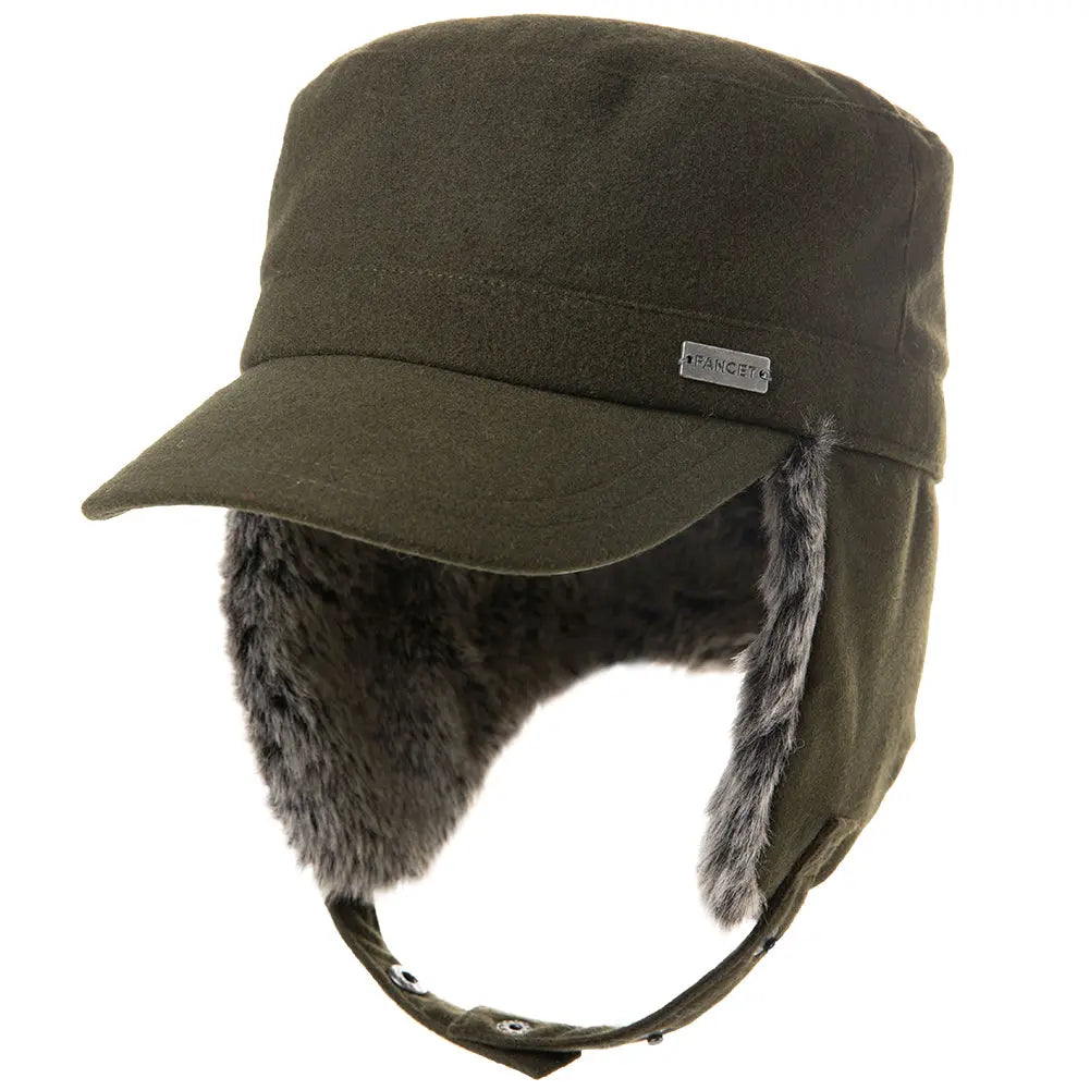 TOP-EX Trapper Hat Earflap Elmer Fudd Military Baseball Cap Winter Warm Unisex TOP-EX
