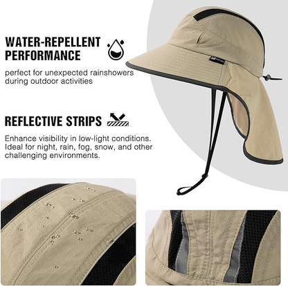 BreezeShield™ Wide Brim Neck Cover Cap