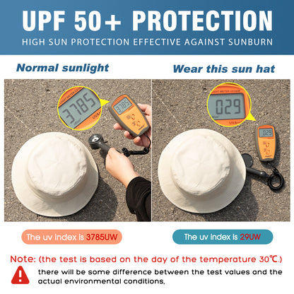 Ponytail Packable Bucket Hats