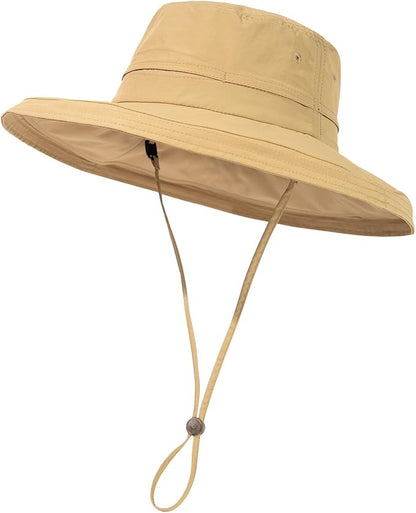 Uvcoolix™ Cooling Sun Hat for Women Ponytail Hole UPF 50 Wide Brim Breathable Packable