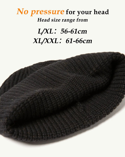 Merino Wool Short Fisheman Beanie L/XL/XXL TOP-EX