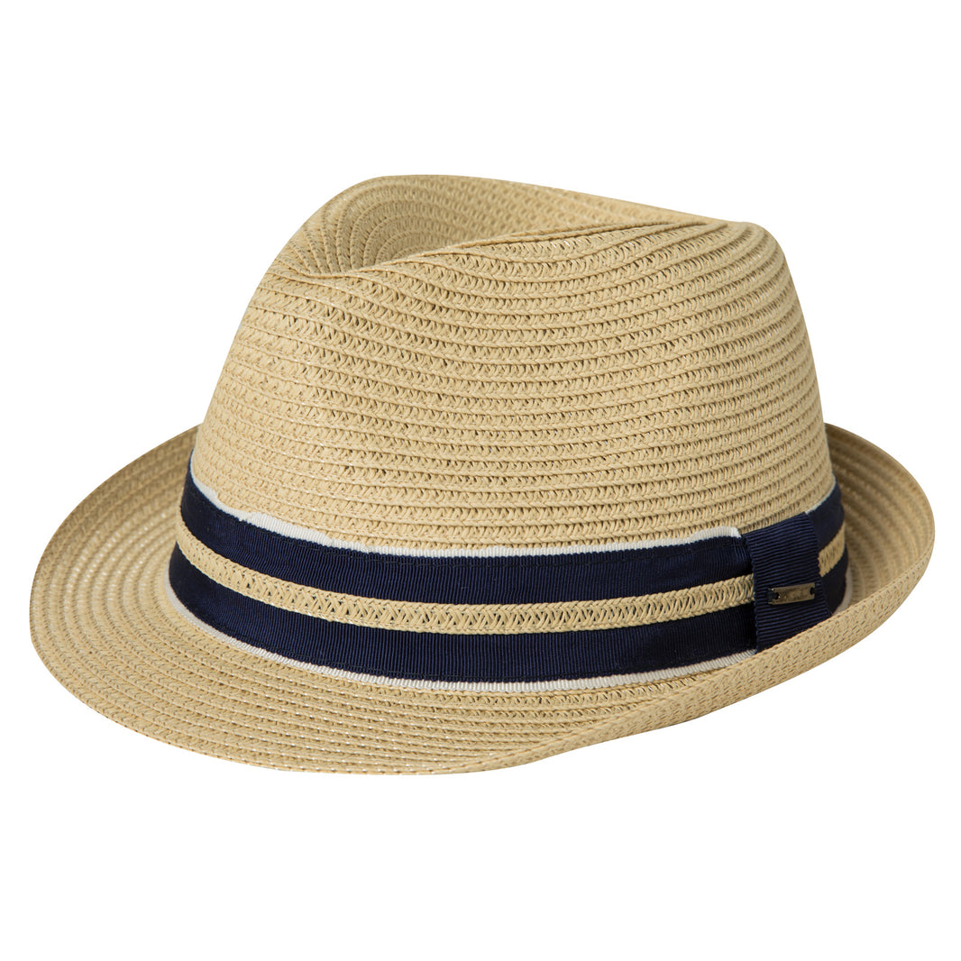 Oversized XL/XXL Straw Fedora Sun Hat, Panama Derby Packable