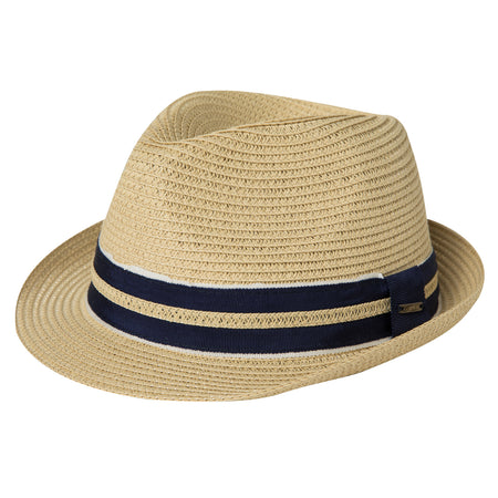 Oversized XL/XXL Straw Fedora Sun Hat, Panama Derby Packable