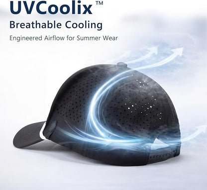 Uvcoolix™ Rope Snapback Hat for Men Water Resistant Breathable Golf Cap