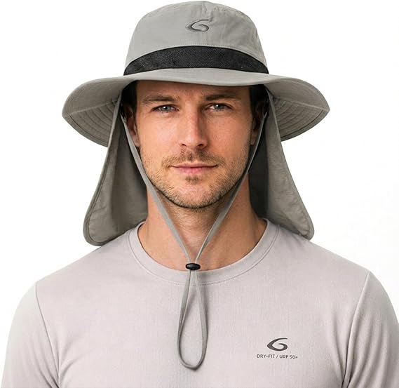 UVCoolix™ Cooling Sun Hat with Neck Flap UPF 50+ – TOP-EX