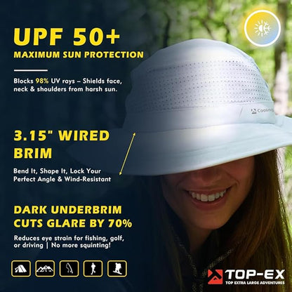 UvCoolix™ Cooling Wide Brim Sun Hat UPF 50+
