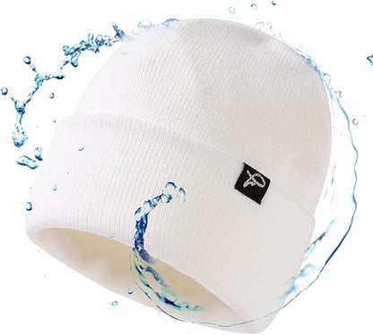 Noah WeatherGuard Waterproof Beanie – Fleece Lined Warm Winter Hat for Large Heads