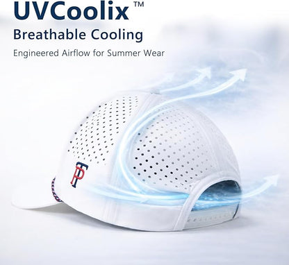 White American Flag Rope Golf Cap UVCoolix™ Snapback