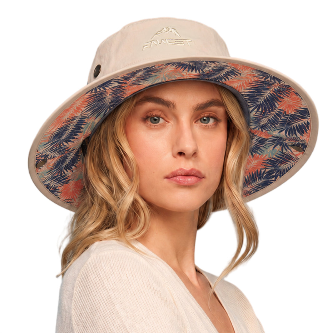 ChicPony™ UVCoolix Cooling Ponytail Bucket Sun Hat