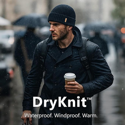 DryKnit™ Waterproof Fleece Lined Thermal Beanie Hat