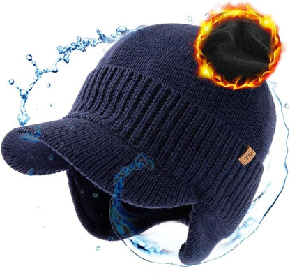 DryKnit™ x Polartec® | Waterproof Earflap Beanie Merino Wool