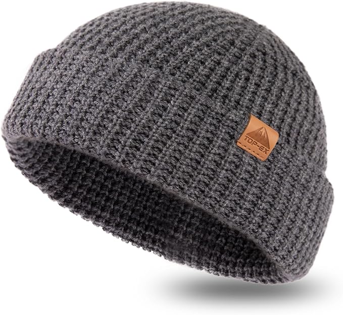 PolarWool™ Double-Layer Merino Waffle Fisherman Beanie