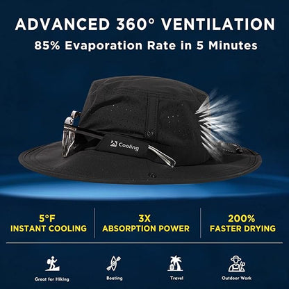 UvCoolix™ Cooling Wide Brim Sun Hat UPF 50+