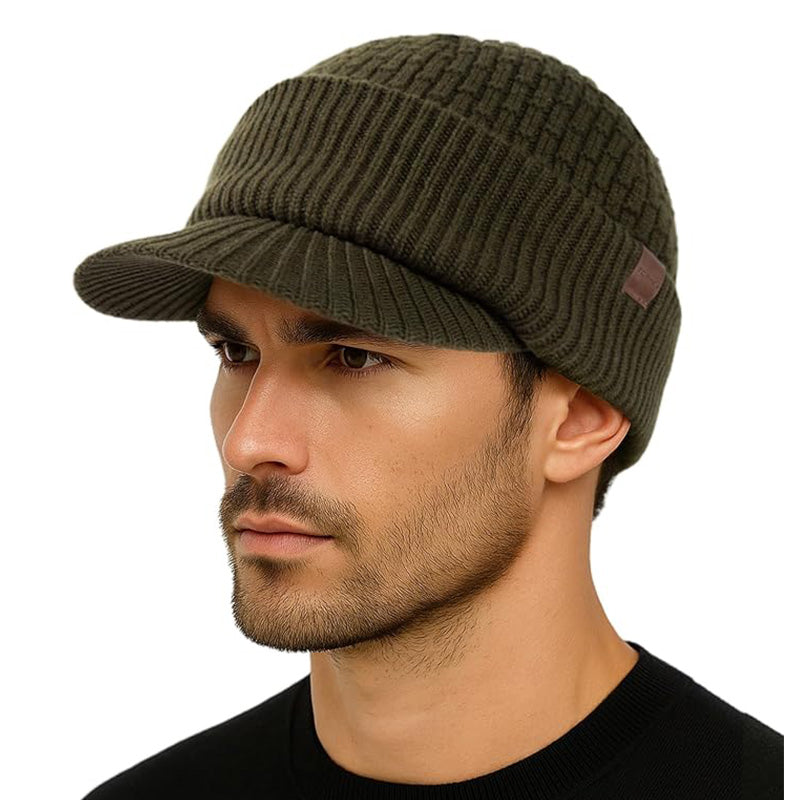 PolarWool™ 100% Merino Wool Beanie with Brim