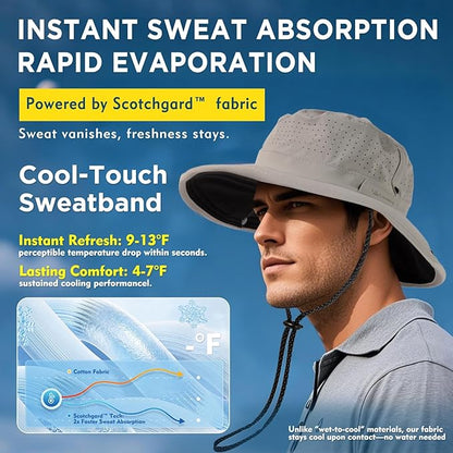 UvCoolix™ Cooling Wide Brim Sun Hat UPF 50+