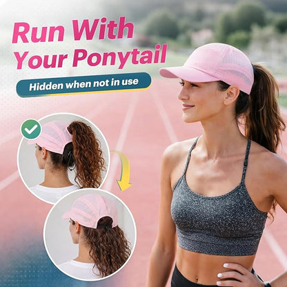 ChicPony™ Cooling Ponytail Running Cap