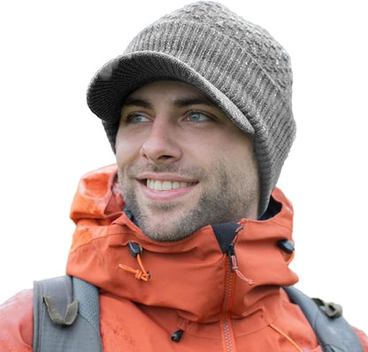 PolarWool™ Merino Wool Beanie with Brim