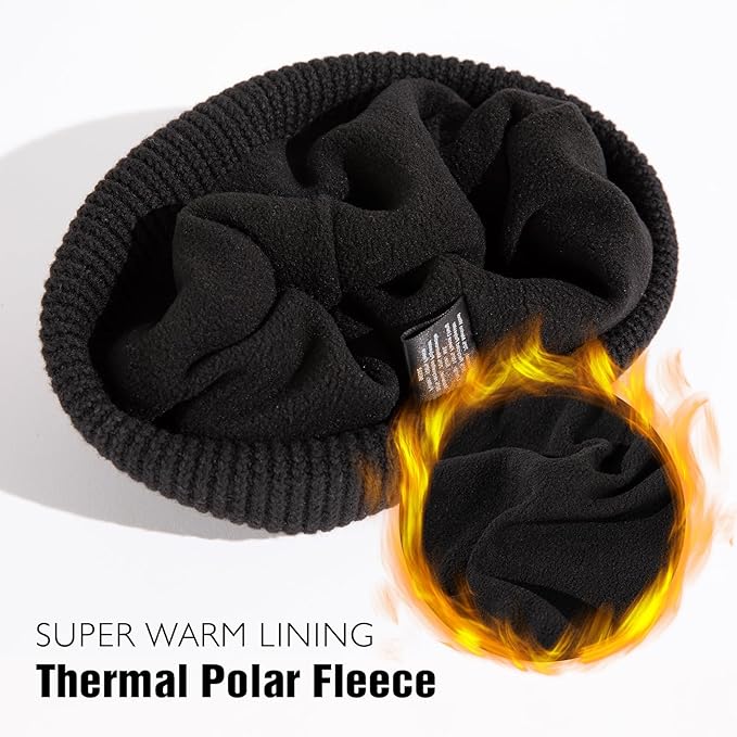 PolarWool™ Fleece-Lined Merino Wool Beanie