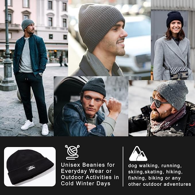 PolarWool™ Double-Layer 100% Merino Wool Beanie