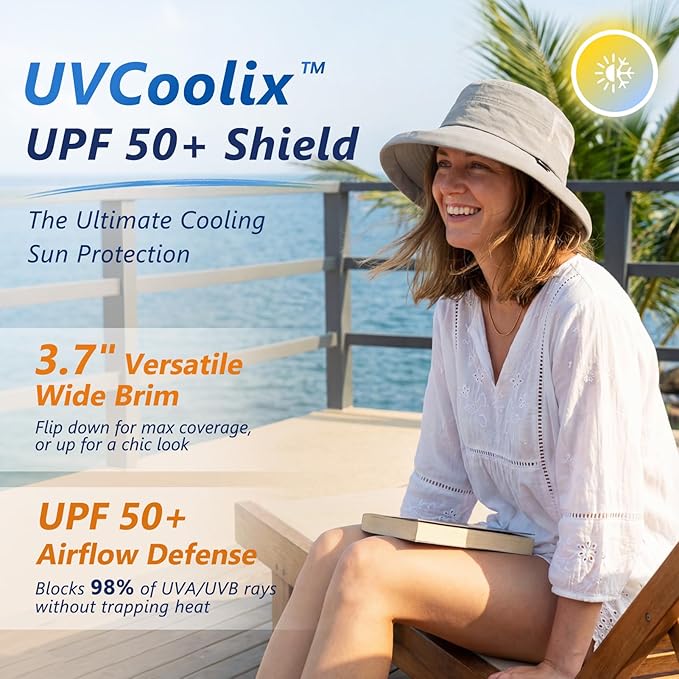 BreezeShield™ PonyStyle Bucket Sunhat UV50+