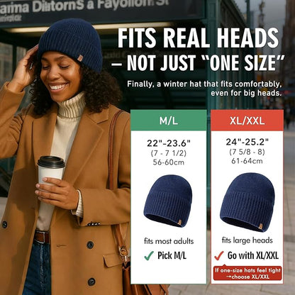 PolarWool™ Satin-Lined Merino Wool Beanie