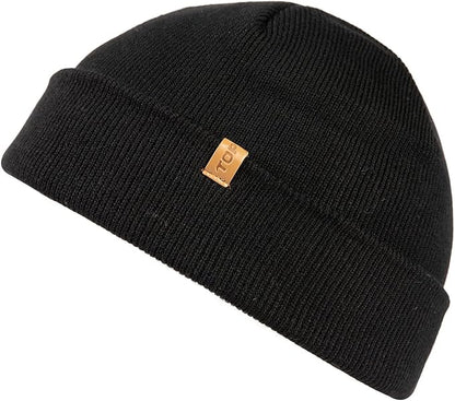PolarWool™ Merino Wool Fisherman Beanie – Double Layer Knit Hat for Large Heads