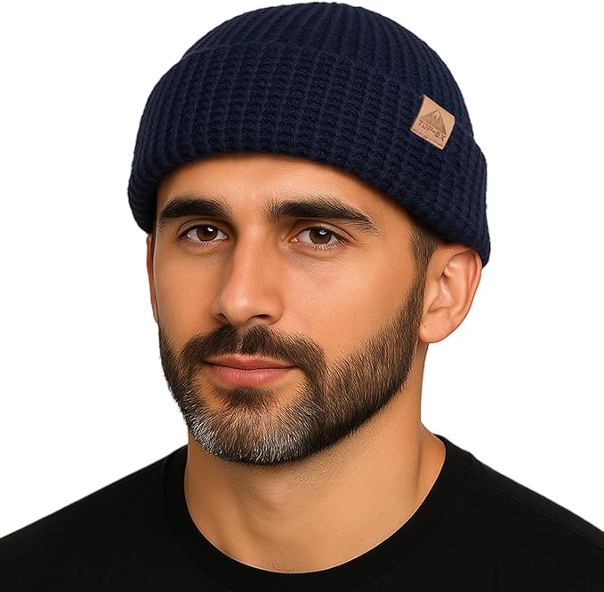 PolarWool™ Double-Layer Merino Waffle Fisherman Beanie