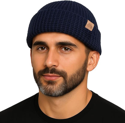PolarWool™ Double-Layer Merino Waffle Fisherman Beanie